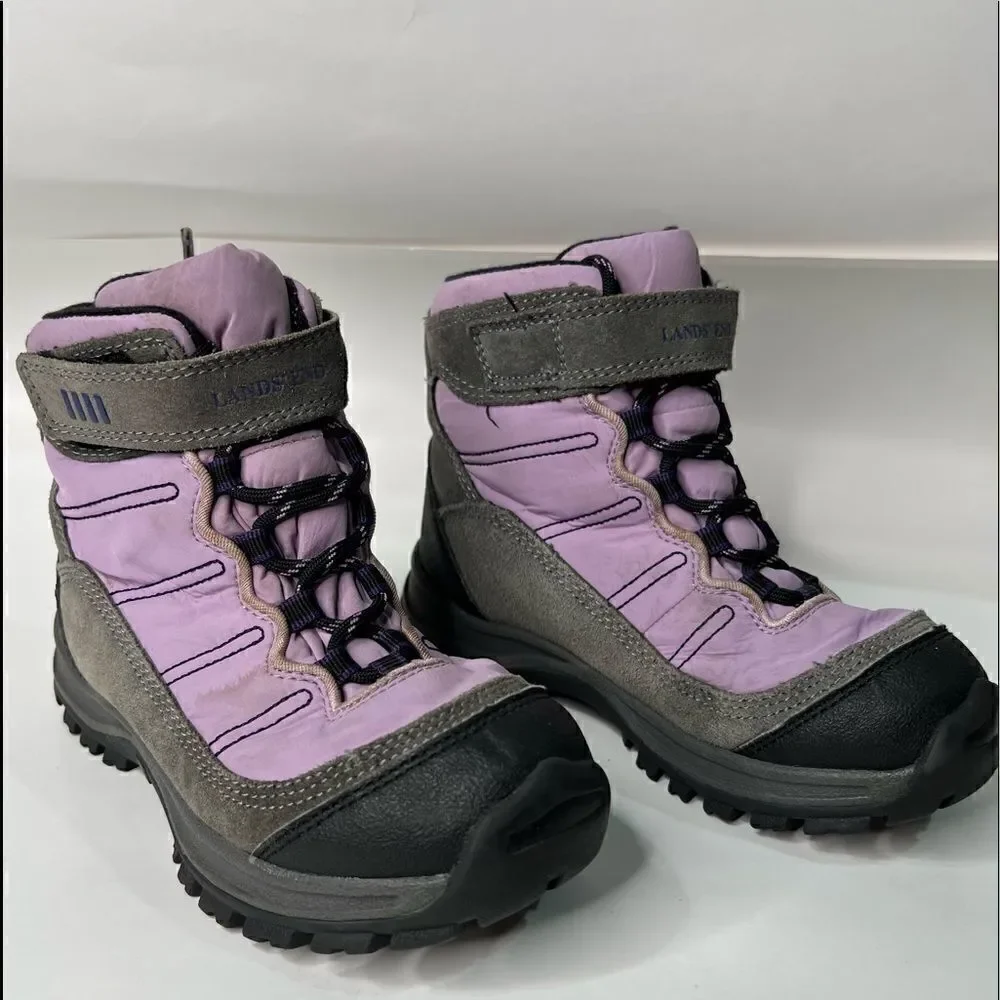 Lands’ End Purple Winter Snow Boots